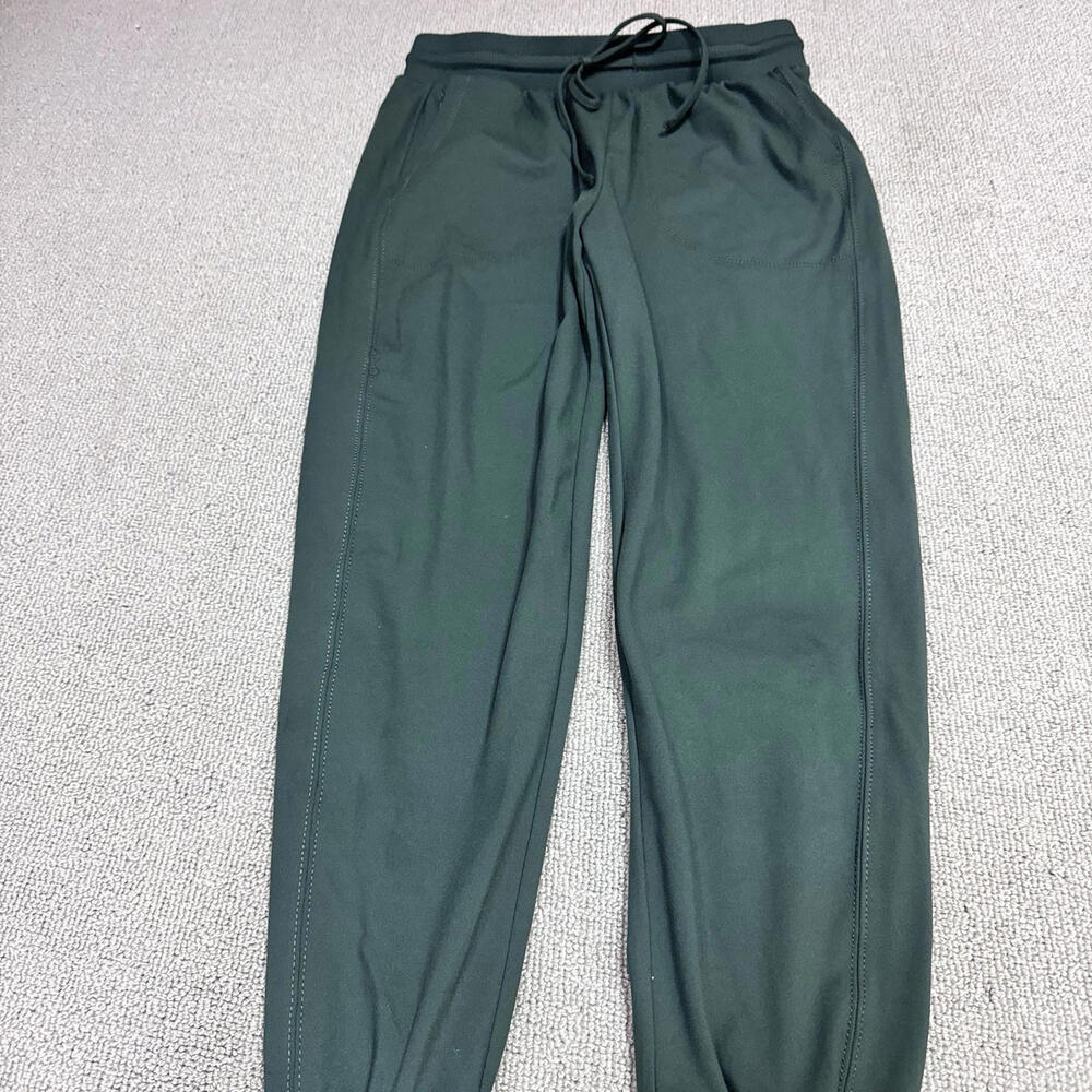 Rachel Zoe Pants Green Elastic Waist Drawstring Women’s Size Small - Picture 7 of 12